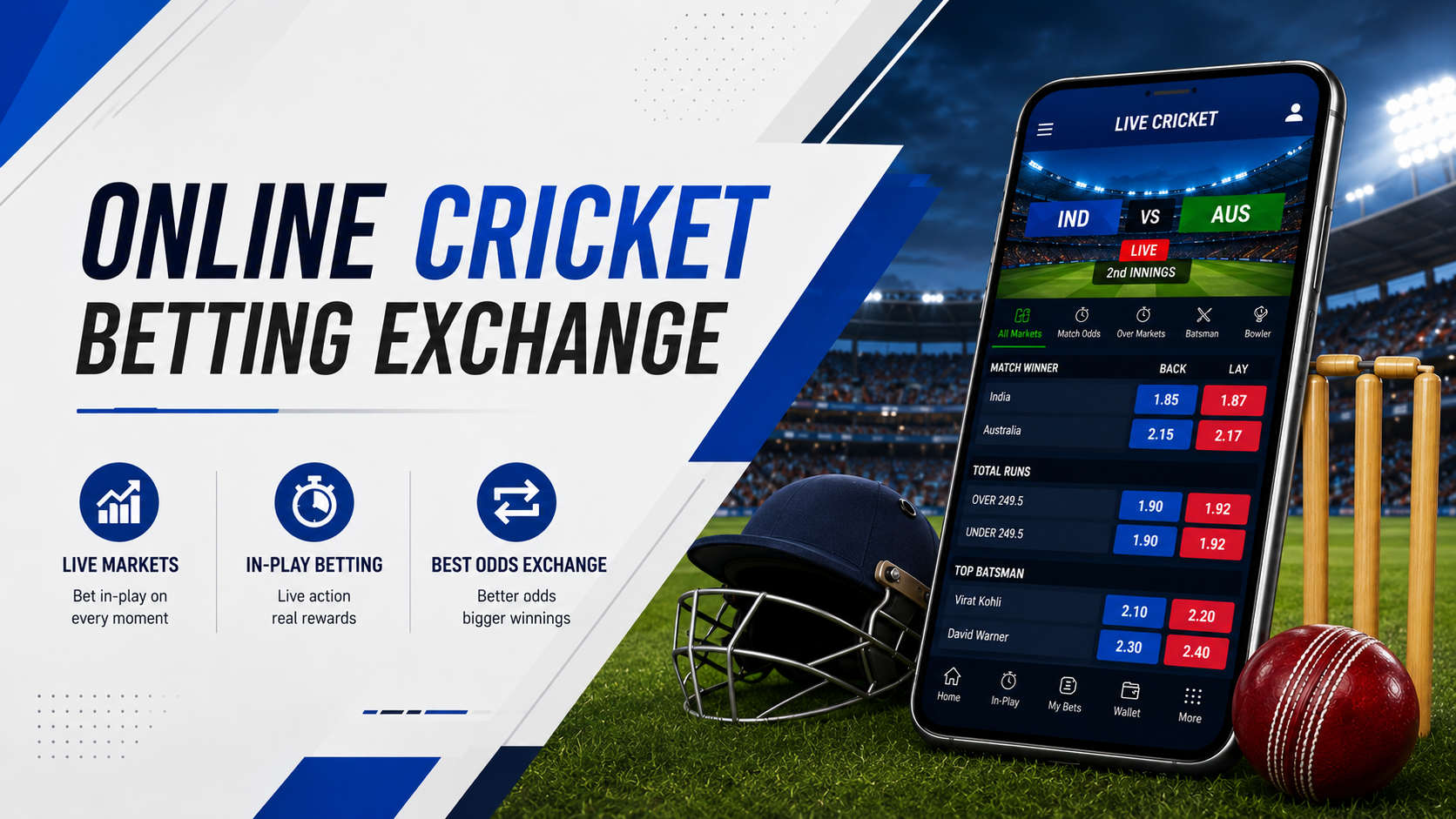 Online Cricket Betting Exchange